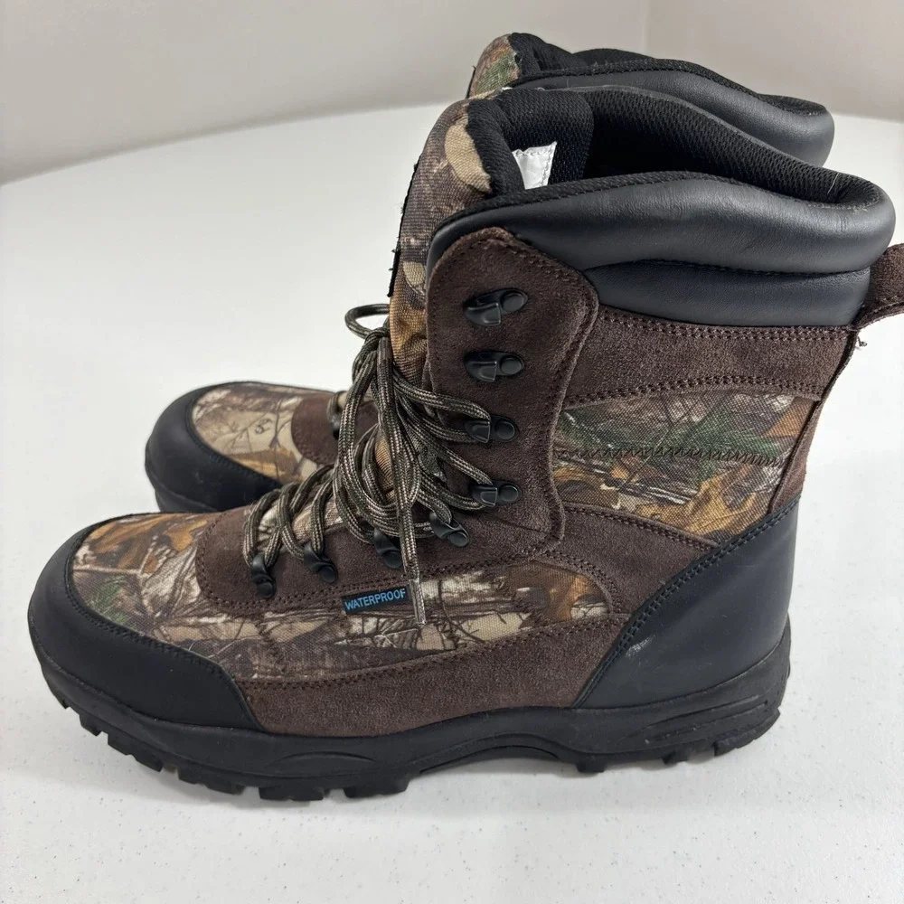 Itasca Realtree Camo Thinsulate 800 Gram Waterproof Hunting Hiking Boots 14 Wide